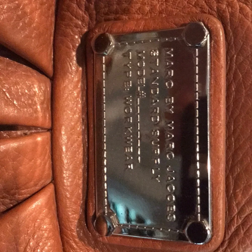 Marc by Marc Jacobs Orange Leather Hobo Shoulder Bag